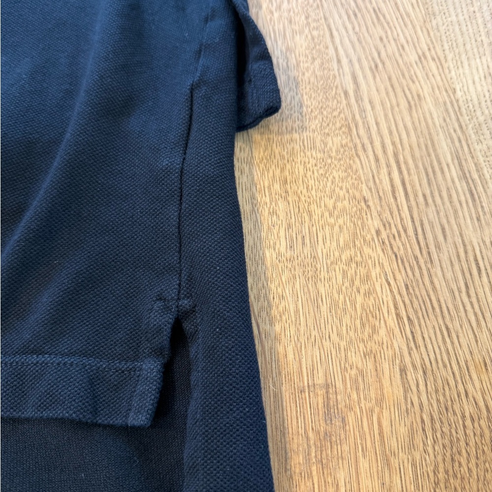 Authentic Givenchy Black Polo Shirt with White Accents - Picture 7 of 12